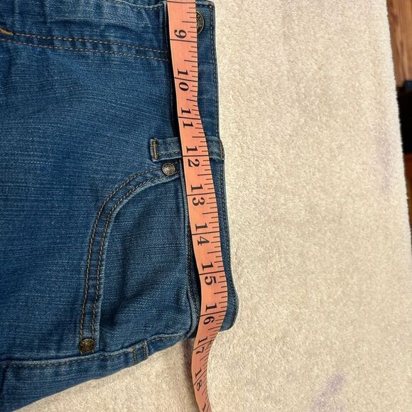 Croft & Barrow Blue Boyfriend Jeans with Distressed Details size 12 stretchy - Picture 10 of 10